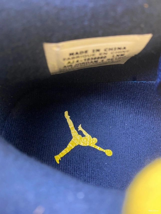 Cheap TBkick Retro Michigan Air Jordan AJ4-1036660 4 (PE) 0729